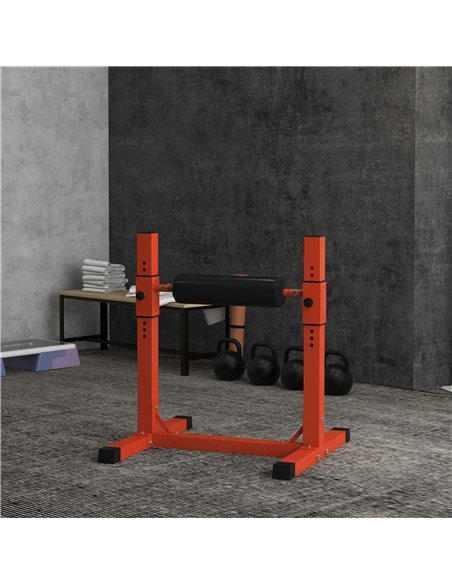 SPORTNOW Bulgarian Split Squat Stand, 12-Level Adjustable Single Leg Squat Machine with Foam Roller and Anti-Slip Pads for Lower - pic 155050 | FastDaddyshop