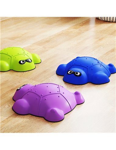 AIYAPLAY 9 PCS Balance Stepping Stones with Non-slip Edge, Indoor Outdoor Obstacle Courses for Kids Ages 3-8 Years, Multicoloure