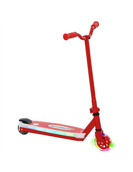 AIYAPLAY Electric Scooter for Kids Ages 4-7, with Auxiliary Rear Wheels, Flashing LED Light and Electric Brake, Kids Electric Sc - pic 155121 | FastDaddyshop