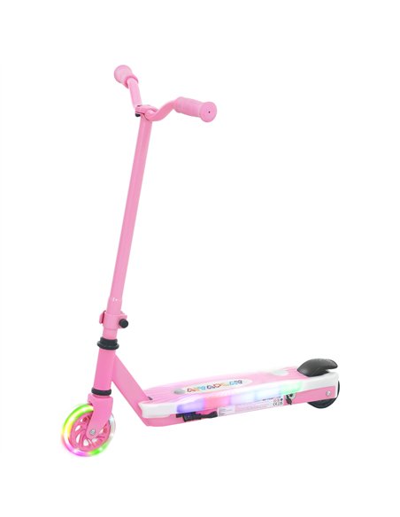 AIYAPLAY Electric Scooter for Kids Ages 4-7, with Auxiliary Rear Wheels, Flashing LED Light and Electric Brake, Kids Electric Sc - pic 155148 | FastDaddyshop
