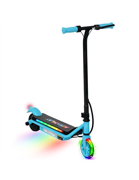 AIYAPLAY Electric Scooter for Kids Ages 6-14, with Dual Brakes, Flash Wheel and Colourful Light, Kids Electric Scooter E Scooter - pic 155166 | FastDaddyshop