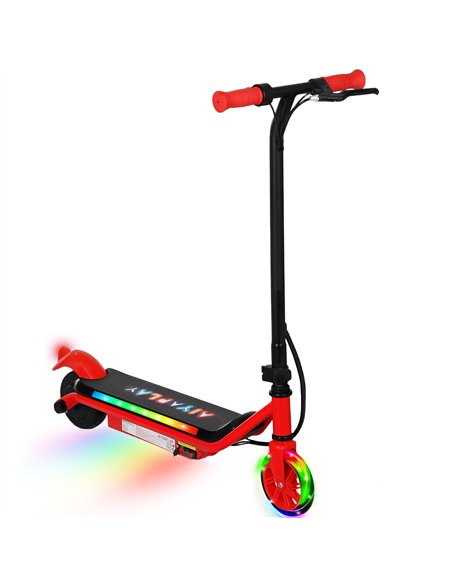 AIYAPLAY Electric Scooter for Kids Ages 6-14, with Dual Brakes, Flash Wheel and Colourful Light, Kids Electric Scooter E Scooter - pic 155175 | FastDaddyshop