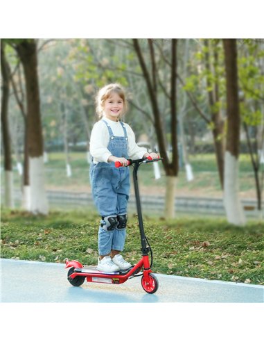 AIYAPLAY Electric Scooter for Kids Ages 6-14, with Dual Brakes, Flash Wheel and Colourful Light, Kids Electric Scooter E Scooter