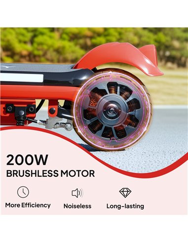 AIYAPLAY Electric Scooter for Kids Ages 6-14, with Dual Brakes, Flash Wheel and Colourful Light, Kids Electric Scooter E Scooter