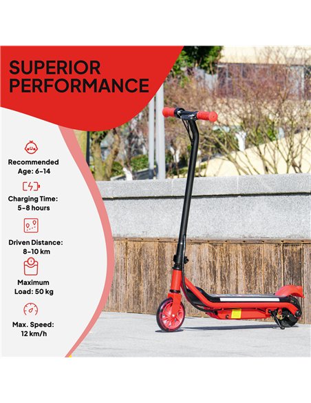 AIYAPLAY Electric Scooter for Kids Ages 6-14, with Dual Brakes, Flash Wheel and Colourful Light, Kids Electric Scooter E Scooter - pic 155181 | FastDaddyshop