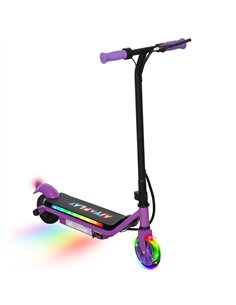 AIYAPLAY Electric Scooter for Kids Ages 6-14, with Dual Brakes, Flash Wheel and Colourful Light, Kids Electric Scooter E Scooter
