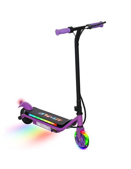 AIYAPLAY Electric Scooter for Kids Ages 6-14, with Dual Brakes, Flash Wheel and Colourful Light, Kids Electric Scooter E Scooter - pic 155184 | FastDaddyshop