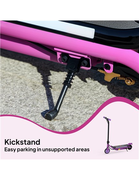 AIYAPLAY Electric Scooter for Kids Ages 6-14, with Dual Brakes, Flash Wheel and Colourful Light, Kids Electric Scooter E Scooter - pic 155192 | FastDaddyshop