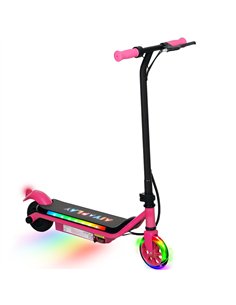 AIYAPLAY Electric Scooter for Kids Ages 6-14, with Dual Brakes, Flash Wheel and Colourful Light, Kids Electric Scooter E Scooter