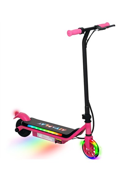 AIYAPLAY Electric Scooter for Kids Ages 6-14, with Dual Brakes, Flash Wheel and Colourful Light, Kids Electric Scooter E Scooter - pic 155193 | FastDaddyshop