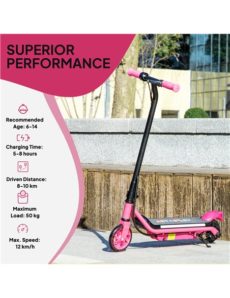 AIYAPLAY Electric Scooter for Kids Ages 6-14, with Dual Brakes, Flash Wheel and Colourful Light, Kids Electric Scooter E Scooter - pic 155199 | FastDaddyshop