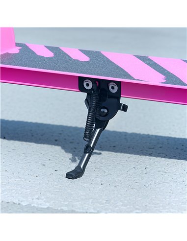 AIYAPLAY Scooter for Kids Ages 3-8 with Adjustable Handle, 2 Light up Wheels, Handbrake & Rear Brake for Girls and Boys, Pink