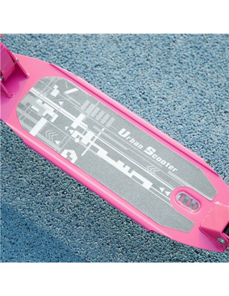 AIYAPLAY Kids Scooter with Four-Level Adjustable Handlebar, Dual Brake System, 200mm Wheels, ABEC-7 Bearings, Pink - pic 155263 | FastDaddyshop