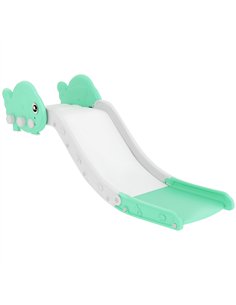 AIYAPLAY Kids Sofa Slide with 130cm Extended Length, HDPE Toddler Slide for Sofa, Bed, Stairs, Easy Assemble & Storage, Green