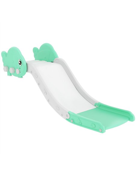 AIYAPLAY Kids Sofa Slide with 130cm Extended Length, HDPE Toddler Slide for Sofa, Bed, Stairs, Easy Assemble & Storage, Green - pic 155301 | FastDaddyshop