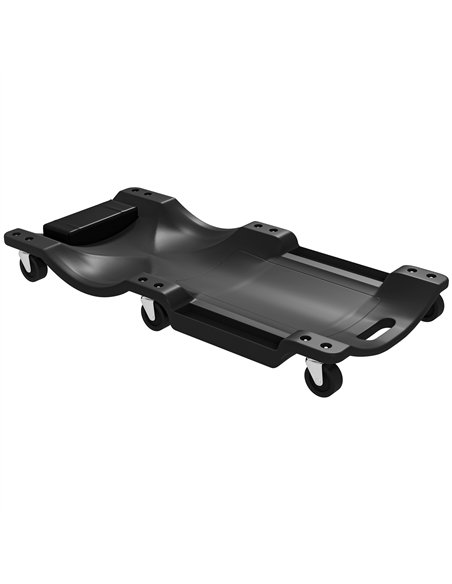 DURHAND Mechanic Vehicle Creeper, Under-Car Rolling Crawler Board, with Headrest, Wheels, Black - pic 155346 | FastDaddyshop