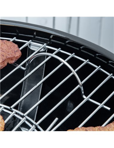 Outsunny Portable Kettle Charcoal Grill - Black