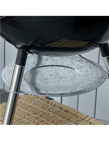 Outsunny Portable Kettle Charcoal Grill - Black