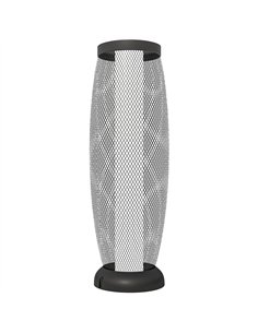Outsunny Garden Solar Lamp, 71.5 cm Tall Metal Floor Lamp, Auto On/Off LED Solar Garden Light with Metal Wire Shade, IP44 for Ou