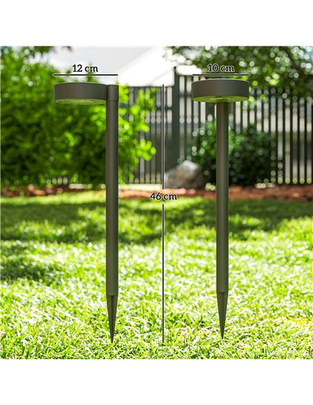 Outsunny Solar Lights Outdoor Garden Stake 8 Pack Pathway Lighting, Solar Stake Lights with Auto On/Off LED, IP44 Waterproof Pla - pic 155717 | FastDaddyshop