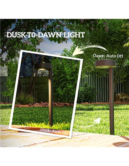 Outsunny Solar Lights Outdoor Garden Stake 8 Pack Pathway Lighting, Solar Stake Lights with Auto On/Off LED, IP44 Waterproof Pla - pic 155719 | FastDaddyshop