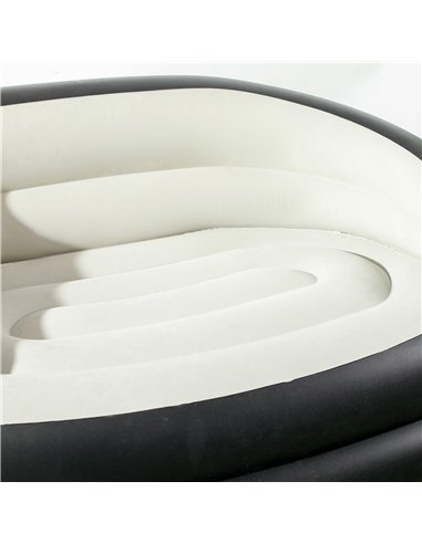 Outsunny Double Inflatable Seat - Grey/Black