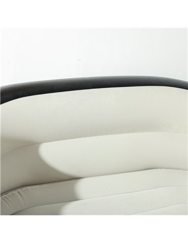 Outsunny Double Inflatable Seat - Grey/Black