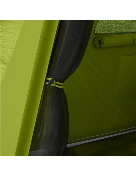 Outsunny Inflatable Camping Tent w/ Hand Pump, Easy Setup 1/2 Person Blow Up Tent Waterproof 190T Taffeta w/ Mesh Windows, Doors - pic 156002 | FastDaddyshop