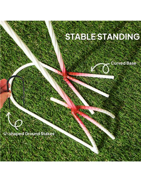 Outsunny Flamingo Garden Statue Ornament, Metal Bird Art Outdoor Statue, Standing Garden Sculpture Gift with Ground Stakes for P - pic 156971 | FastDaddyshop