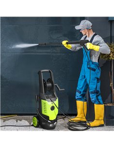 Outsunny 2200W High Pressure Washer, 170 Bar Pressure, 420 L/h Flow, Portable Electric Power Washer Jet Wash Cleaner with Adjust 2