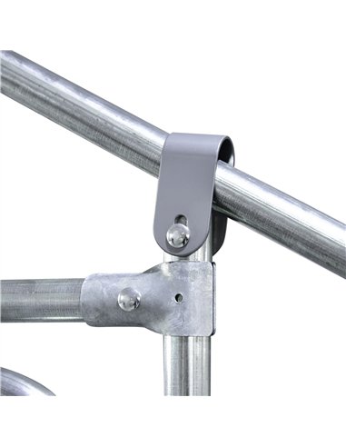 PawHut Galvanised Walk In Chicken Run w/ Cover 6 x 3 x 2m Silver