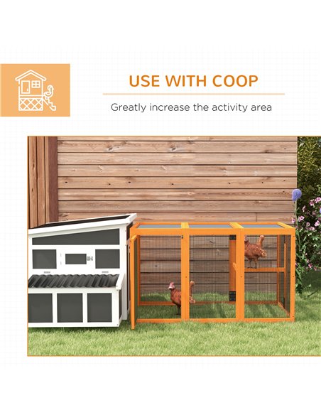 PawHut Wooden Chicken Coop with Combinable Design, for 1-3 Chickens - pic 157492 | FastDaddyshop