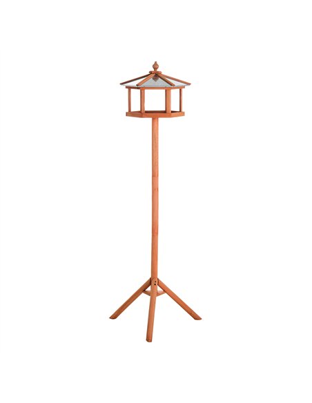 PawHut Wooden Bird Table for the garden Feeding Station, 153Hcm - pic 157785 | FastDaddyshop