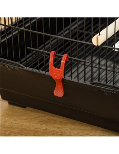 PawHut Bird Cage for Budgies, Finches, Canaries w/ Accessories, Toys, Tray