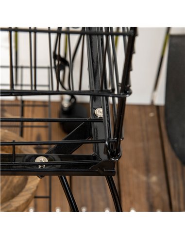 PawHut 1.53(m) Bird Cage, Pet Viary, Feeding Stand, with Wheels, Perch