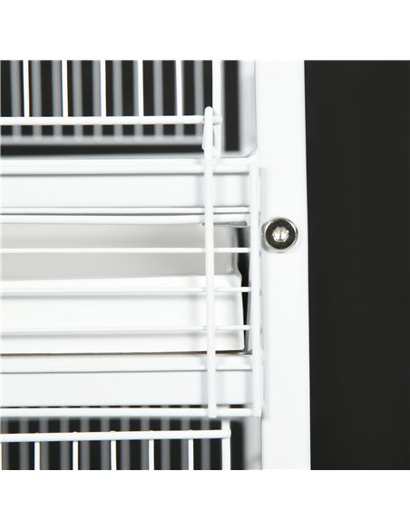 PawHut Budgie Cage with Rolling Stand, Perches, Wheels, Large Parrot Cage for Finch, Canary, Budgie, Cockatiel, White - pic 157999 | FastDaddyshop