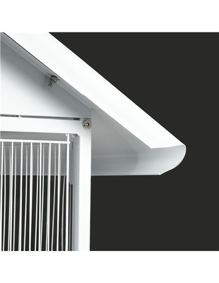 PawHut Budgie Cage with Rolling Stand, Perches, Wheels, Large Parrot Cage for Finch, Canary, Budgie, Cockatiel, White - pic 158000 | FastDaddyshop