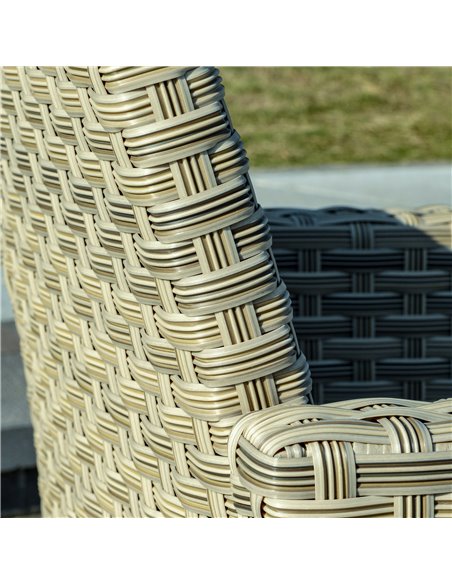 Outsunny 5-Seater Outdoor PE Rattan Sofa Set with Padded Cushion & 2-Tier Tea Table, Brown - pic 15810 | FastDaddyshop