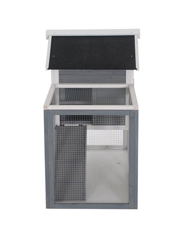 PawHut 2 Tier Wooden Guinea Pigs Hutches Guinea Pig Cage Rabbit Cage Pull Out Tray W/ Ramp 122 x 62.6 x 92 cm
