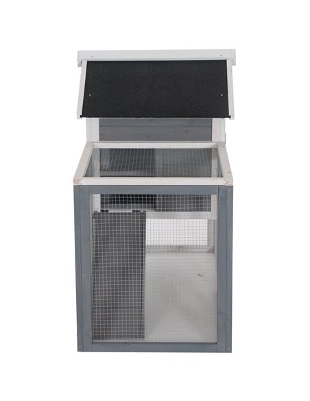 PawHut 2 Tier Wooden Guinea Pigs Hutches Guinea Pig Cage Rabbit Cage Pull Out Tray W/ Ramp 122 x 62.6 x 92 cm - pic 158432 | FastDaddyshop