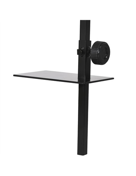 PawHut Adjustable Height and Length Reptile Lamp Stand Holder with Hook Hanging, Base - Black - pic 159134 | FastDaddyshop