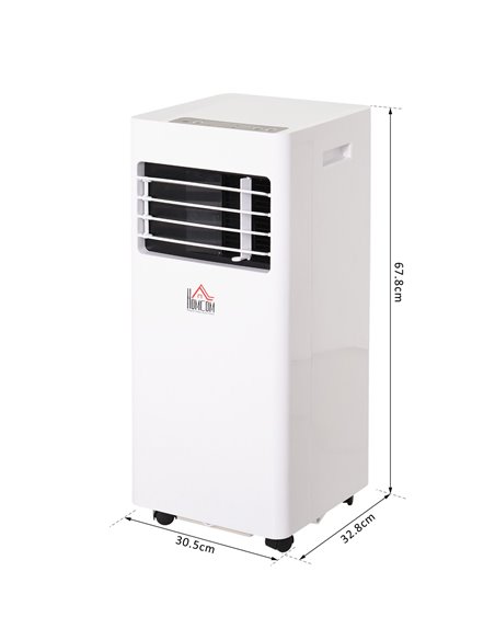 Homcom Mobile Air Conditioner with Remote Control 765W, White - pic 15938 | FastDaddyshop