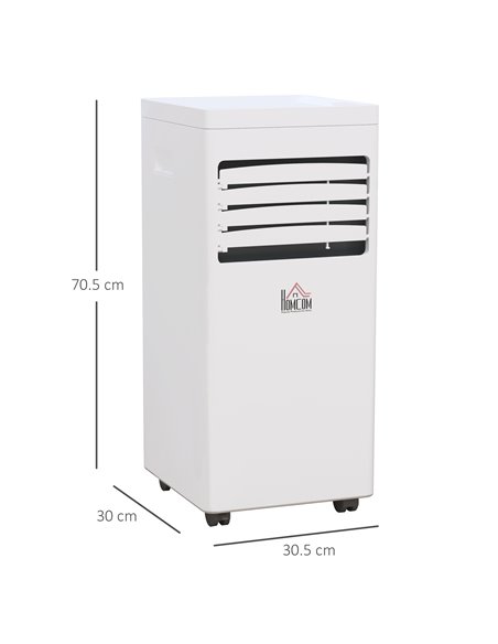 Homcom Mobile Air Conditioner with Remote Control 650W, White - pic 15954 | FastDaddyshop