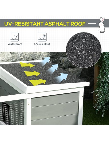 PawHut Guinea Pigs Hutches Small Guinea Pigs Hutches Pet Run Cover, with Water-resistant Asphalt Roof - pic 159545 | FastDaddyshop