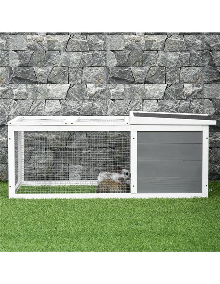 PawHut Guinea Pigs Hutches Small Guinea Pigs Hutches Pet Run Cover, with Water-resistant Asphalt Roof - pic 159547 | FastDaddyshop