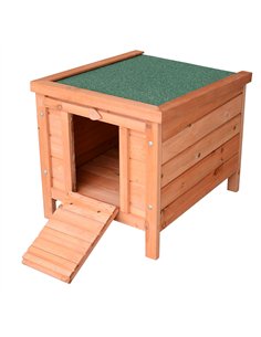 PawHut 20" Wooden Guinea Pigs Hutches-Fir Wood
