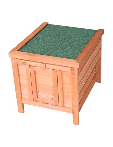 PawHut 20" Wooden Guinea Pigs Hutches-Fir Wood