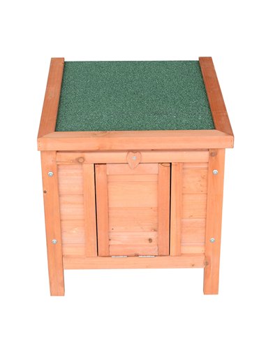 PawHut 20" Wooden Guinea Pigs Hutches-Fir Wood