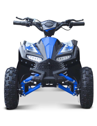 Storm Renegade Ranger 1000w 36v Kids Ride On Electric Quad Bike, ATV For 5-7 Years Old, Blue, pic3