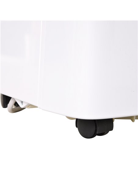 HOMCOM Mobile Air Conditioner with Remote Control, Timer, Cooling Dehumidifying Ventilating, LED Display White - 1003W - pic 15968 | FastDaddyshop